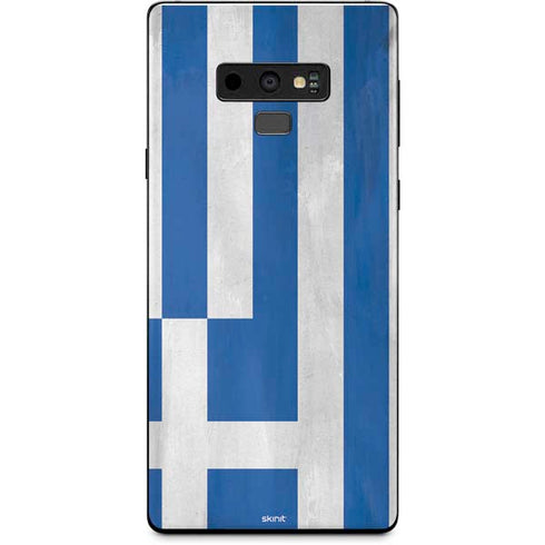 Greece Flag Distressed Galaxy Note 9 Skin